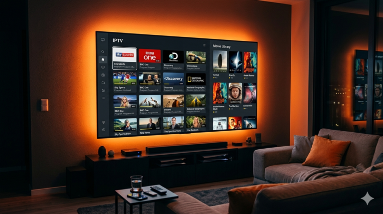 IPTV Smarters Pro op smartphone en Smart TV tegelijk met kanaaloverzicht