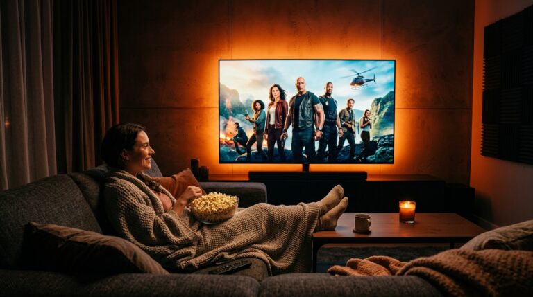 Smart TV toont uitgebreide bibliotheek met films en series via IPTV VOD